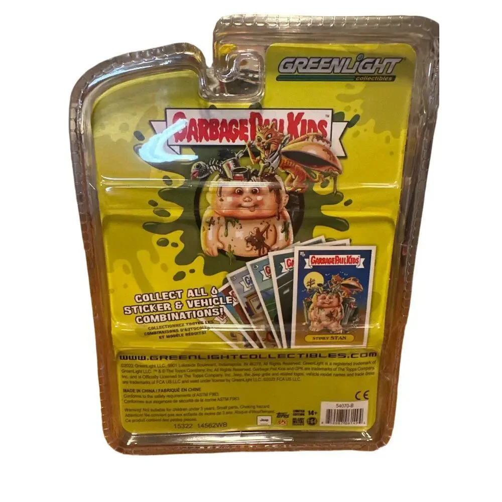 Greenlight Garbage Pail Kids 1975 Jeep DJ-5 Warren Out Topps